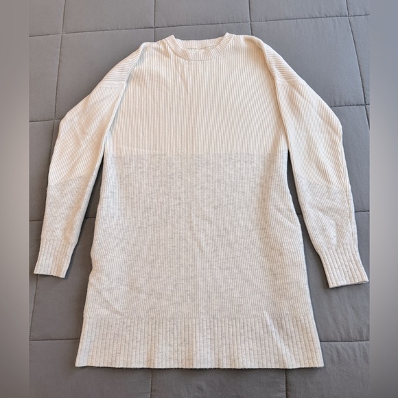 Lululemon Restful Intention Sweater in Angel Wing / Heathered Light Ivory - Picture 4 of 14